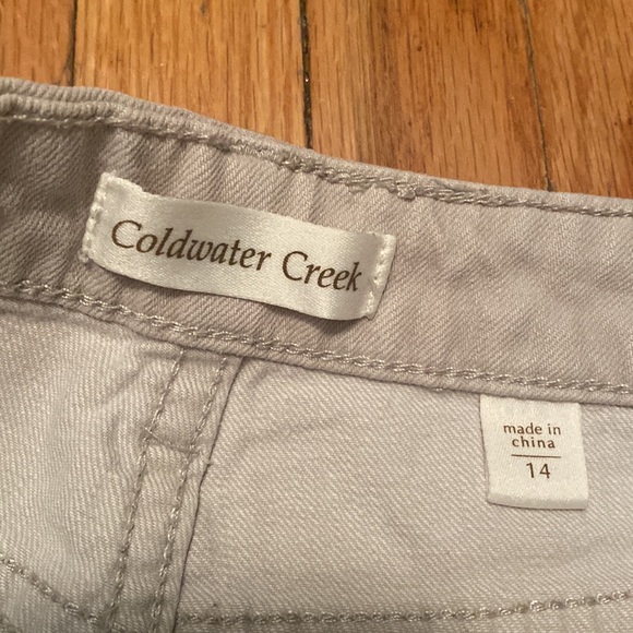 Women’s Cold Water Creek White/cream jeans size 14 - Picture 4 of 4